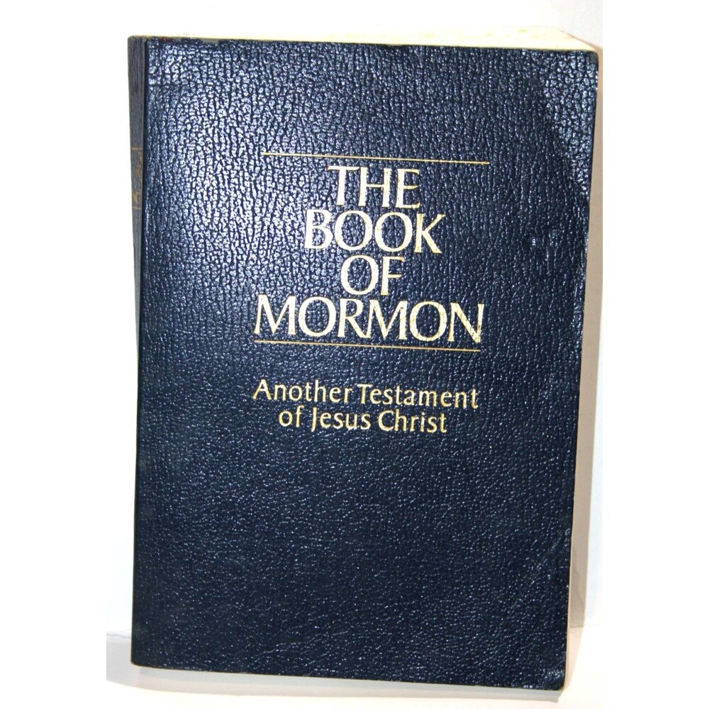 LDS Mormon Book Of Mormon Another Testament Flexible Soft Cover 1993 Vintage